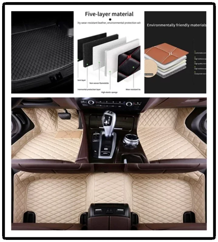 Alfombrillas impermeables para Volkswagen todos los modelos alfombrillas maletero carga forros Foto 2 de 4