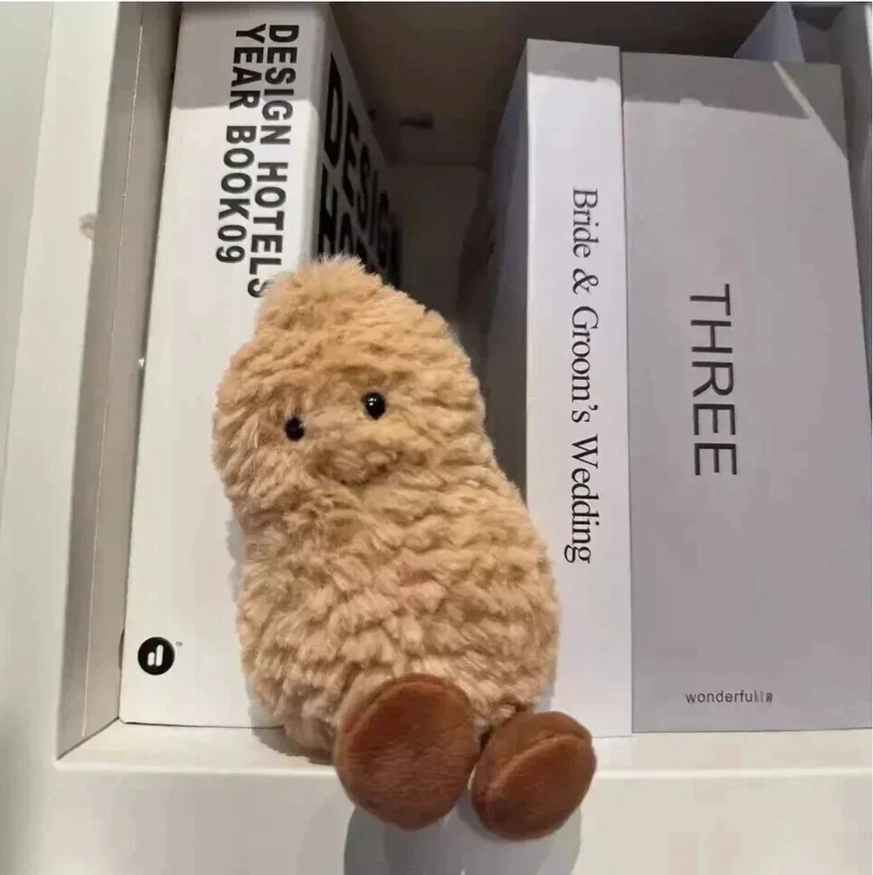 Brinquedo de pelúcia macio colecionável fofo colecionável amendoim AMUSEABLE sem geléia - Imagem 3 de 4