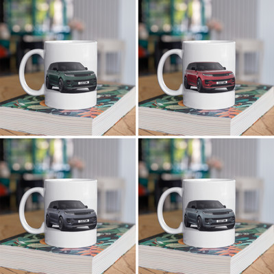 Personalisierte Land Rover Range Rover Sport Dynamic SE Tasse