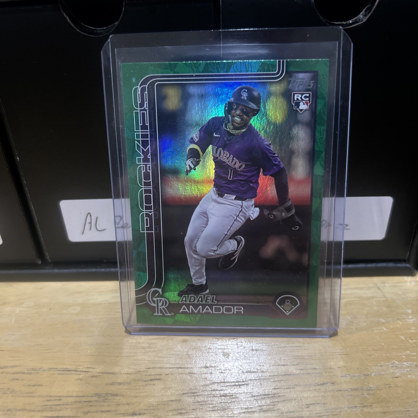 2025 Topps Series 1 - Adael Amador #191 Spring Training Green Foilboard /99 (RC)