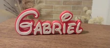 GABRIEL PERSONALIZE DISNEY NAME PLATE SIGN CUSTOM DOOR TAG FONT WALL BEDROOM