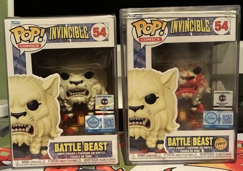 Funko Pop! Invincible Battle Beast Chalice Pre Release Chase Set PR
