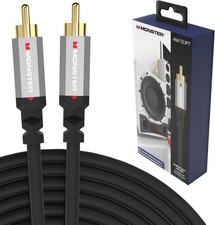 Monster Essentials Premium Sub Connector, RCA...