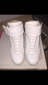 Maison MARGIELA in pelle bianca Futura Hi-Top Scarpe Da Ginnastica Taglia  EU45 USATO | eBay