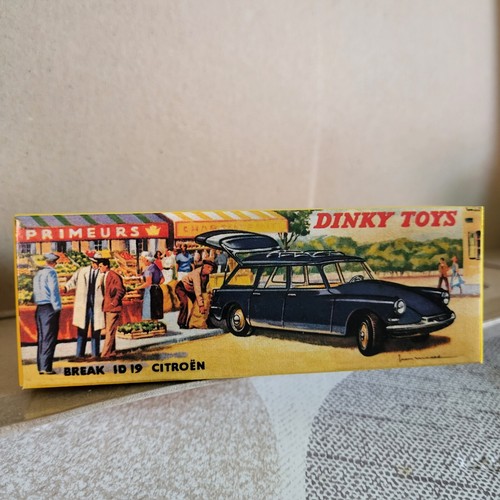 Boîte Repro Dinky Toys 1404 Citroën ID 19 Break RTL - Échelle 1:9 - Neuf France