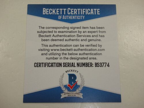 DON LARSEN & YOGI BERRA DOPPELT SIGNIERT BASEBALL BECKETT BAS ZERTIFIZIERT AUTOGRAMM - Bild 3 von 3