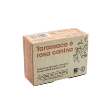 Savon d'Un temps savon bio pissenlit et rose canine nutritive 100 gr