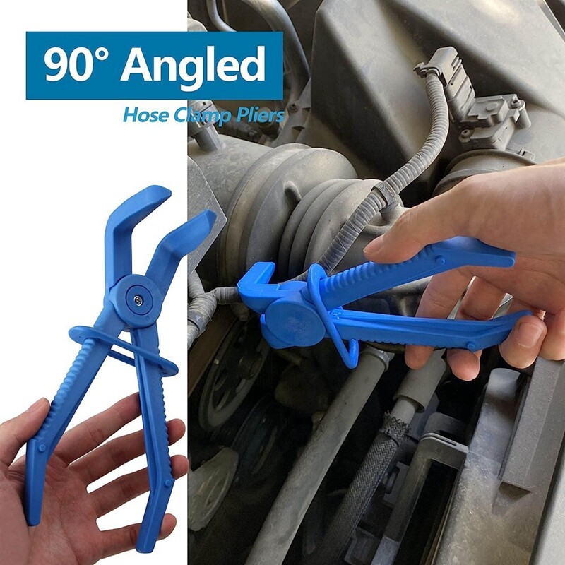 Hose Clamp Pliers Hose Pinch Pliers Set Straight & 90° Angled for