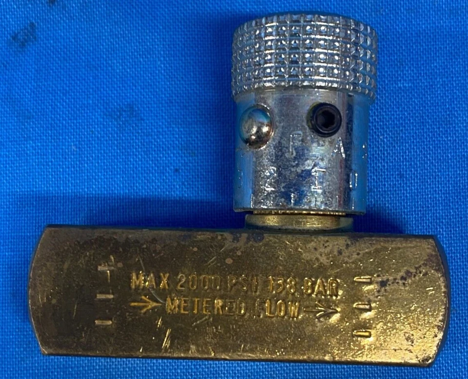 PARKER HYDRAULIC VALVE PF200B 41KT MAX 2000PSI 138BAR METERED FLOW - Image 4 of 4