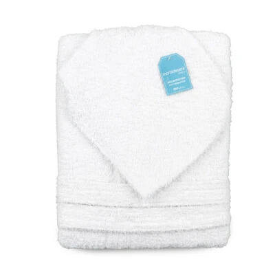 Accappatoio Morbidissimi in Spugna 380 gr/mq per Spa, Hotel - Bianco W746