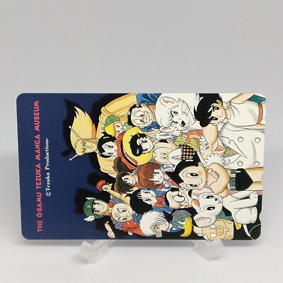 The Osamu Tezuka Manga Museum Telephone Card Japanese Manga Anime