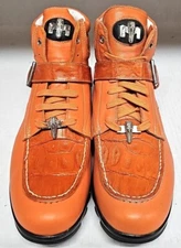 Mauri Yacare Calf Shoes Men’s Size 8 | Formal Italian Designer Footwear