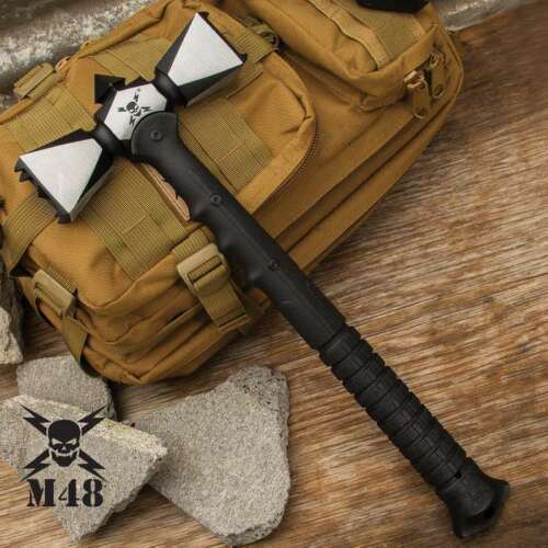 M48 Double Headed Viking Battle War Hammer Survival Hunting M48 Double Headed Viking Battle War Hammer Survival Hunting