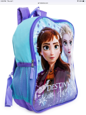 Disney Frozen Back to School Backpack 15