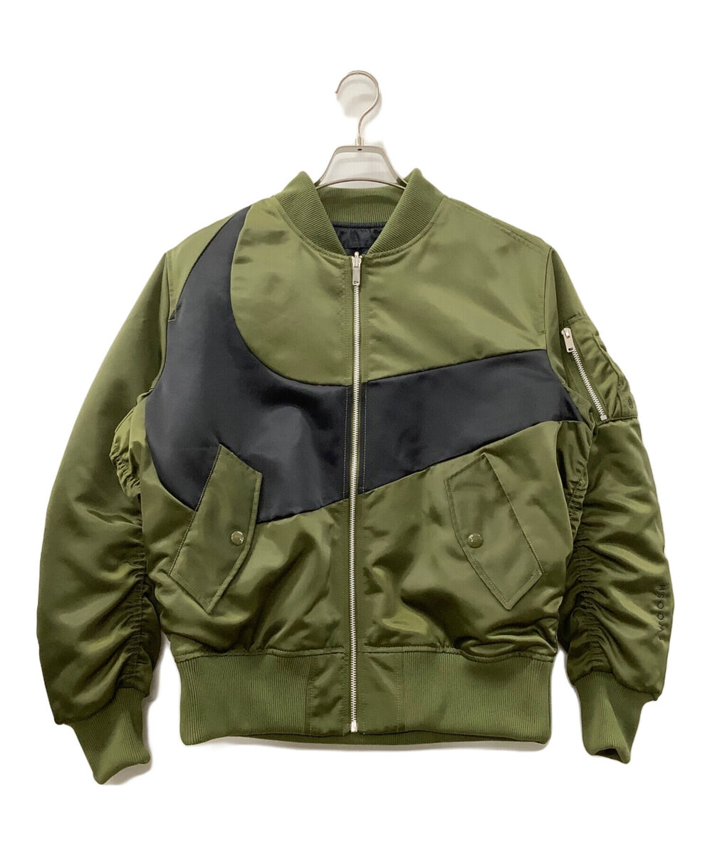 NIKE NSW SYNFL NSW SYNFL SWOOSH BOMBER JACKET Size: M Khaki NIKE NSW SYNFL NSW SYNFL SWOOSH BOMBER JACKET Size: M Khaki
