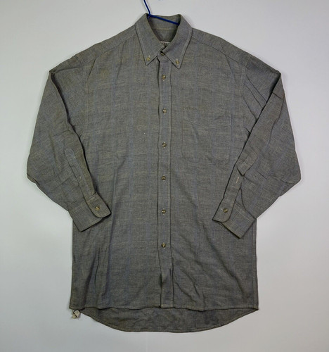 Nina Ricci, Vintage Nina Ricci Shirt Womens Small Grey Long Sleeve Button Relaxed Fit Woven