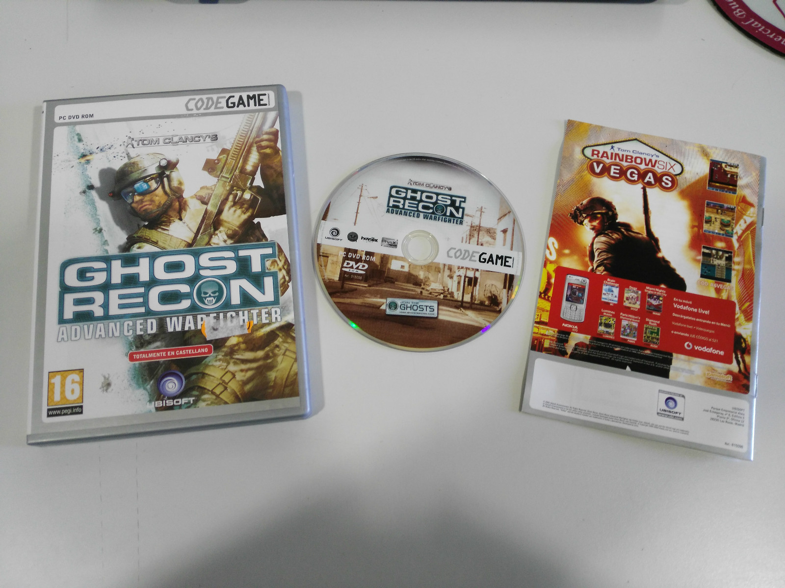 Ghost Recon Advanced Warfighter Juego PC Español DVD-ROM Code Game Ubisoft - Am