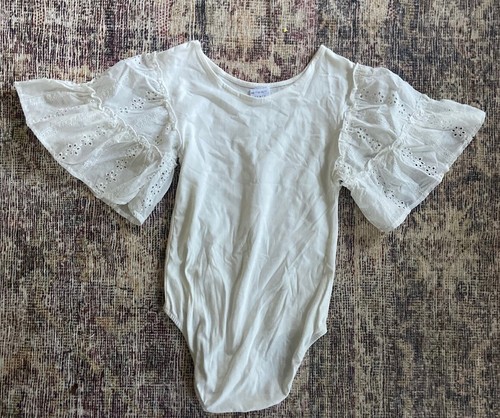 ZARA Girl 13-14 White Eyelet Bell Sleeve Bodysuit Boho & OshKosh B'gosh Skirt 12 - Picture 13 of 13