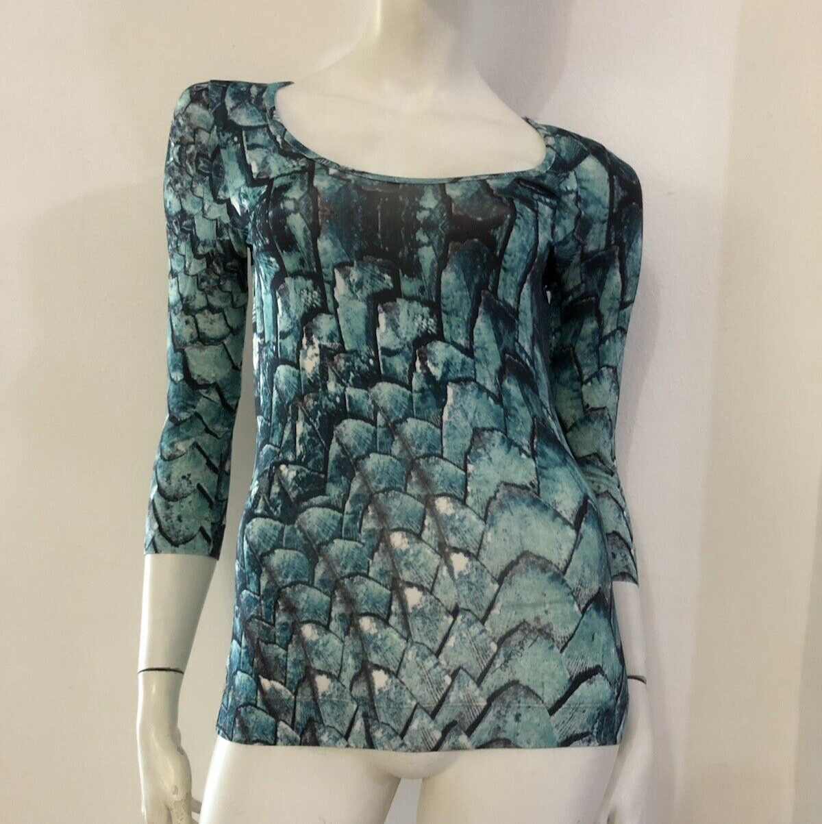 JUST CAVALLI blue blue python pattern blue blue b… - image 1