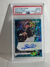 2020 PRIZM RC AUTO ZACK COLLINS #RA-ZC WHITE SOX /15 PSA 10 GEM MT