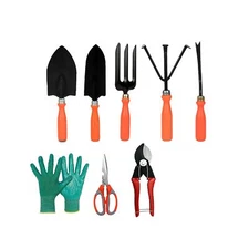 Kraft Seeds by 10CLUB Gardening Tools Kit - 8 Pcs For Home Garden + Free Ship