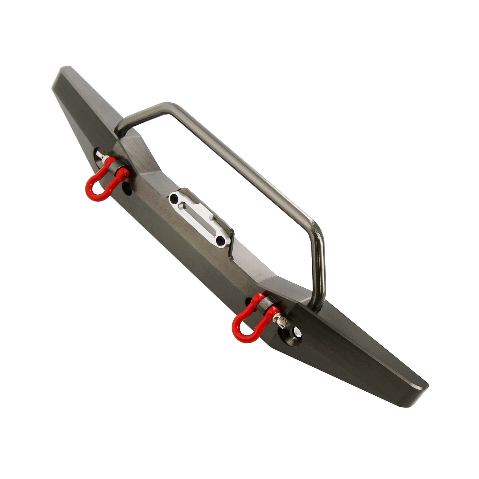 Vaterra Ascender Alloy Scale Front Bumper, Gun Metal by Atomik - VTR231036