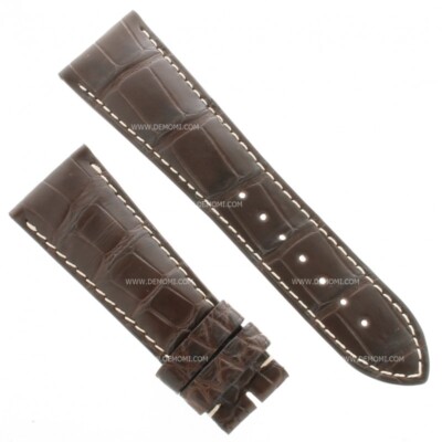 Longines Uhrenarmband Alligator Brown Matt 25/20 MM Erbe Avigation Lindbergh