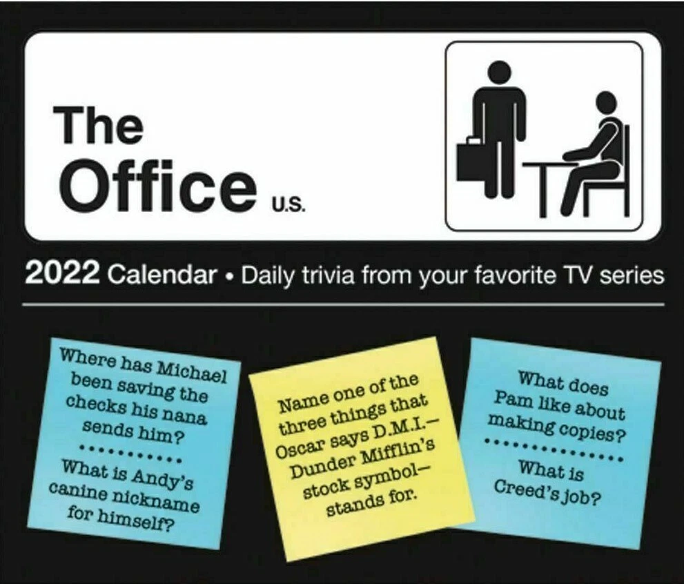 The Office 2022 Desk Calendar - Calendar Ink | eBay