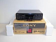 Sony MDS-JA333ES High-End Mini-Disc Recorder Nero in confezione originale, 2 anni di garanzia