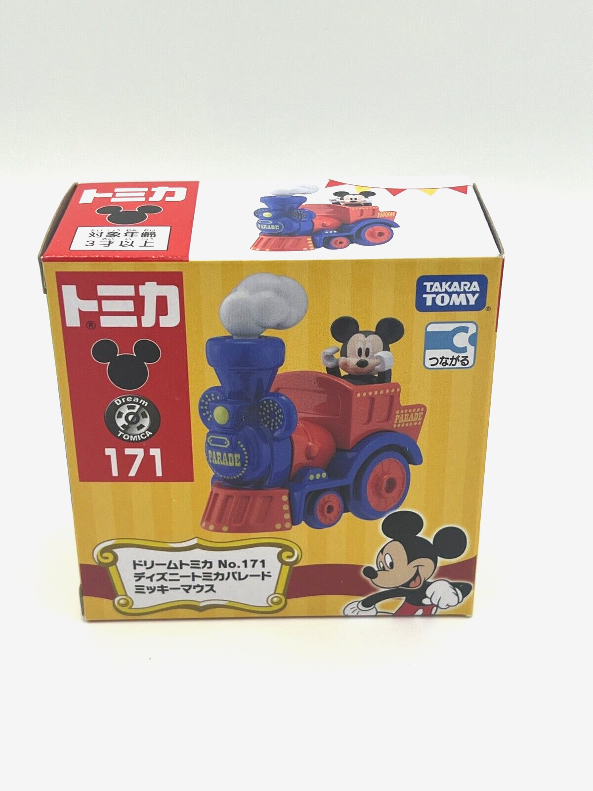 UK Stock-Dream Tomica No.171 Disney Tomica Parade Mickey Mouse JP (Takara Tomy)