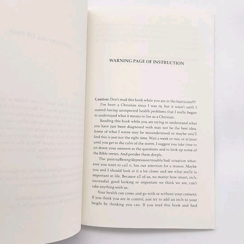 The Purpose of Pain by Chuck Worstell 2022 Paperback Book - Bild 8 von 24