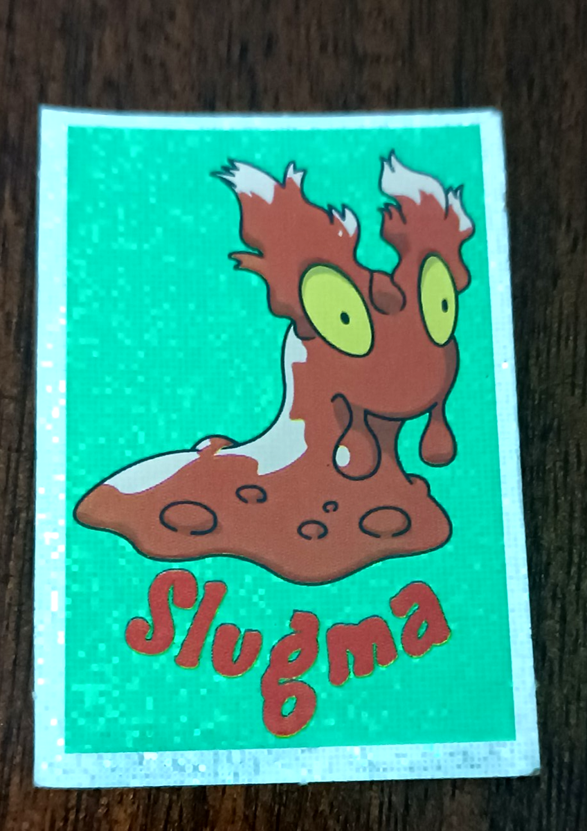 INDIA ALPENLIEBE POKEMON CARD 2003: SLUGMA POKEMON CARD INDIA ALPENLIEBE POKEMON CARD 2003: SLUGMA POKEMON CARD