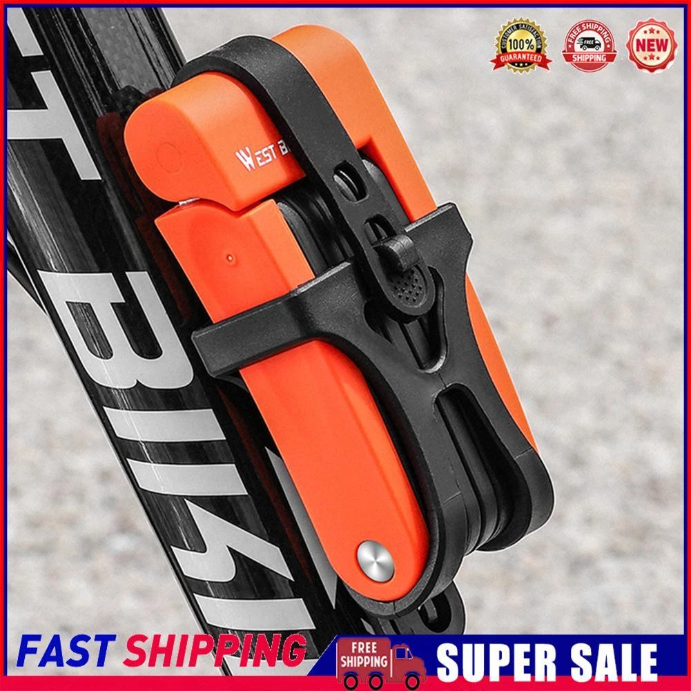 Orange bike lock 2025