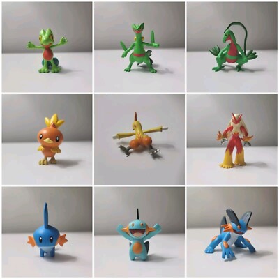 Tomy Pokemon Legacy 9 Figure Evolution Multi Pack Generation 2 Starters. Used