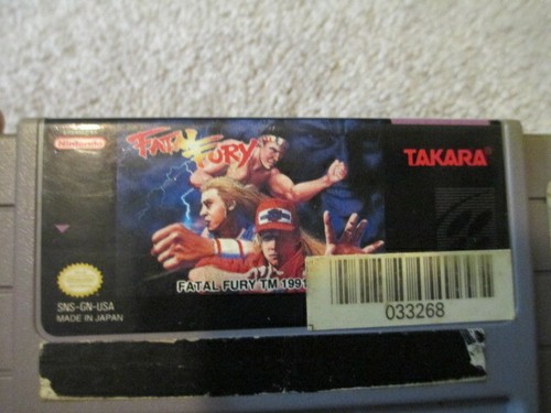 Fatal Fury (Super Nintendo SNES) Complete CIB - Picture 5 of 11