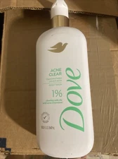 Dove Body Wash Acne Clear Clears & helps prevent acne 1% clearing salicylic acid