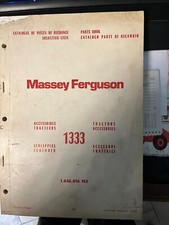 Massey Ferguson ZUBEHOER Zusatzt Ersatzteilliste 1333 MF Schlepper Original