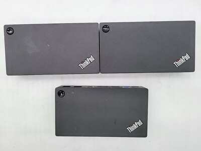 Lot of 3 Lonovo Thinkpad Ultra Dock Type:40A8