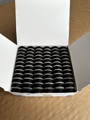 Coats Prewound Bobbins Size L 144pcs Black Tex30 Epic Poly Corespun B55