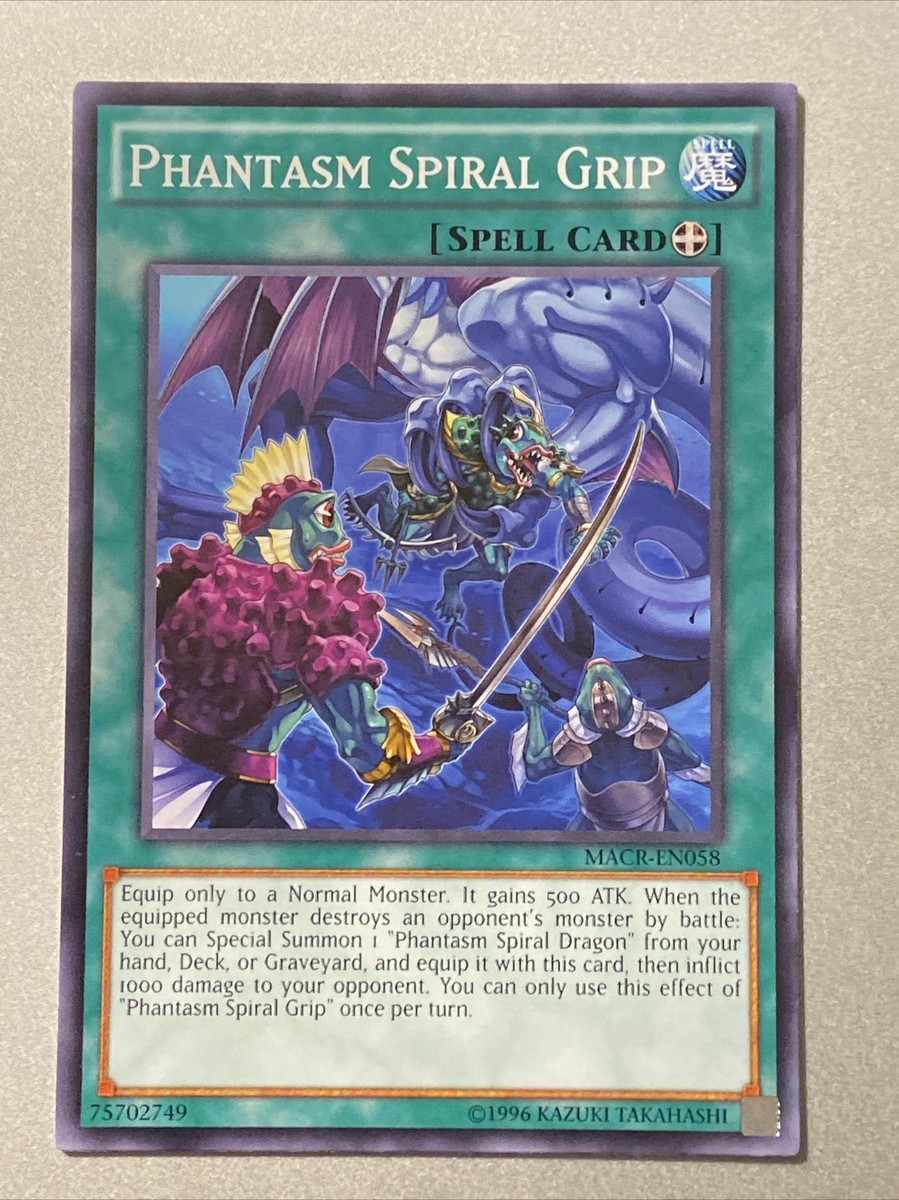 1x Phantasm Spiral Grip MACR-EN058 Common Yugioh Mint/Near Mint | eBay 1x Phantasm Spiral Grip MACR-EN058 Common Yugioh Mint/Near Mint | eBay