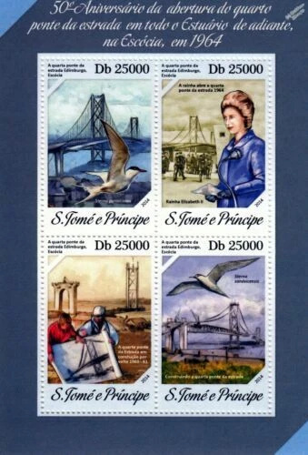 Sao Tome & Principe Architecture Postal Stamps