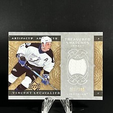 Vincent Lecavalier 2007-08 UD Artifacts Treasured Swatches Silver /100 #TSVL