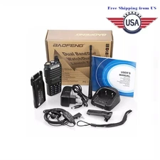 BaoFeng UV-82 5W VHF UHF 136-174/400-520MHz Potable Dual Band Two Way Radio