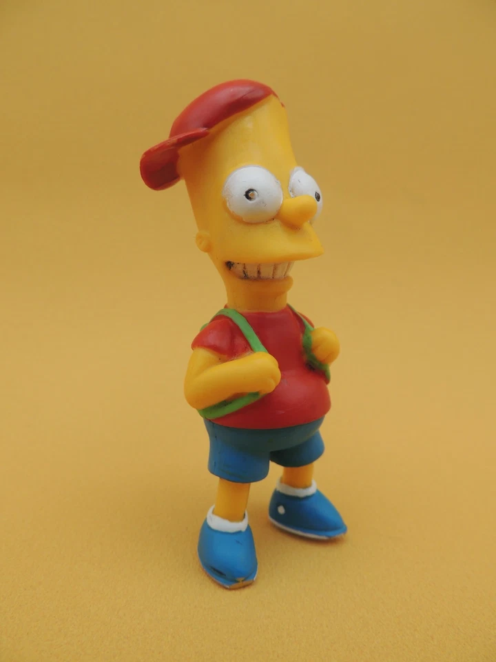 Les Simpson - BART BASEBALL CAP - Figurine PVC 2009 - Matt Groening Fox - Photo 1/4