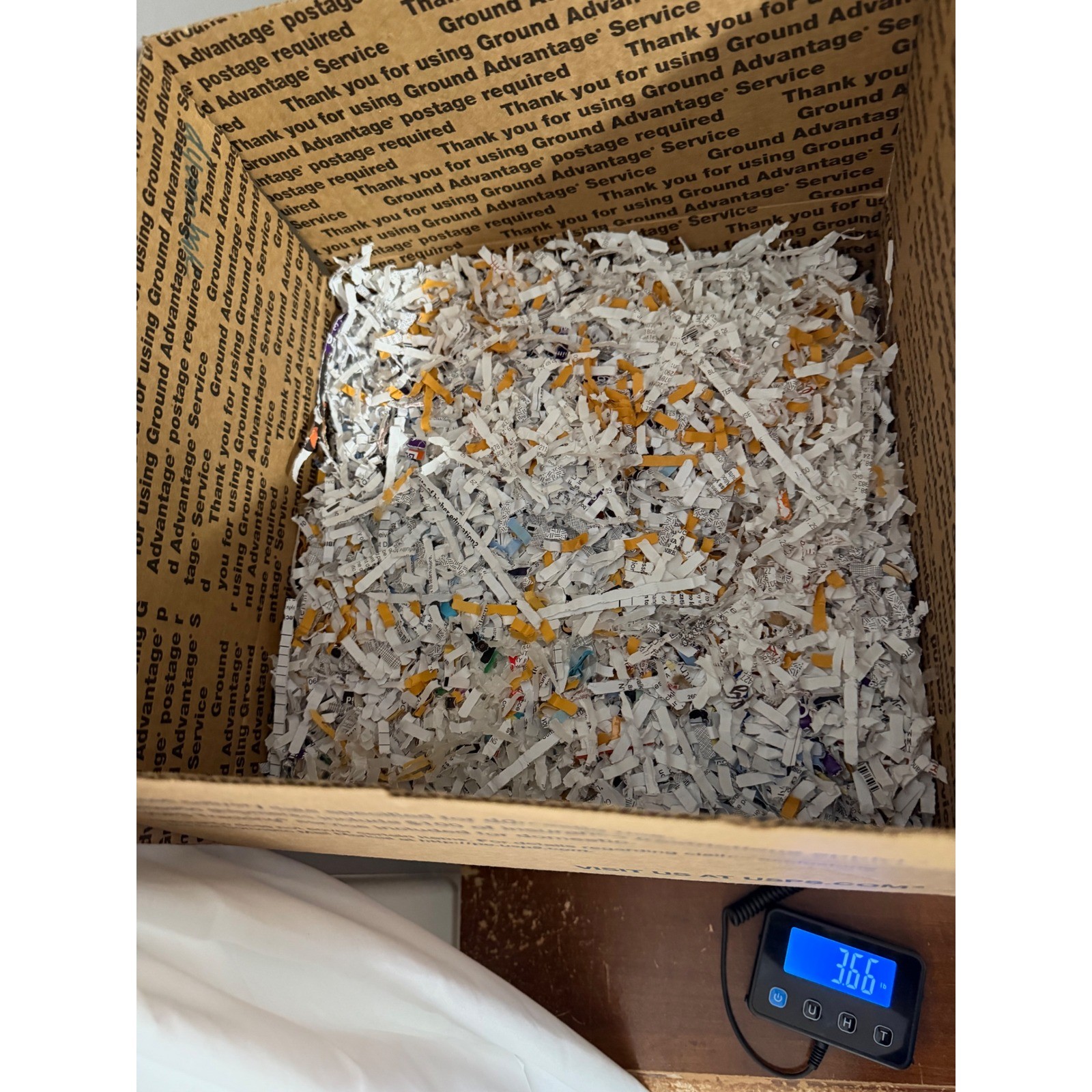 Bulk Shredded Paper Packing Material 3.6 lbs Multi-Color Shipping Supplies