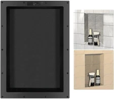 Uni-Green Ready Tile Shower Niche Shelf 17"X25"X4"（Inside 14"X22"） - - Water and