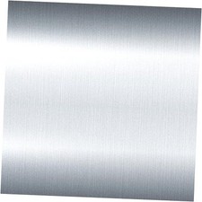 Wood Veneer, Brushed Aluminum Laminate 24" x 24" Non Glued 24"x 24" Silver