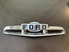 1951-52 Ford Truck Hood Nose Chrome Emblem Mint-restored 1c-166061c-16607