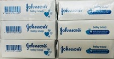 Johnson Johnson Baby Bar Soap White 75g Multiple Pack Sizes New Sealed