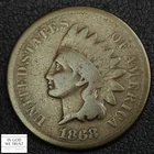 1868 Indian Head Copper Cent 1C